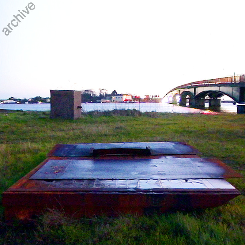 The Monument of Wexford - rusted iron and concrete