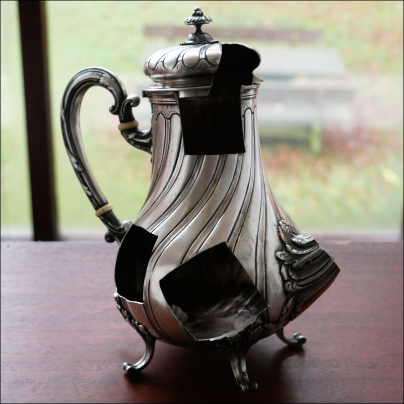 Teapot - 22 cm, silver