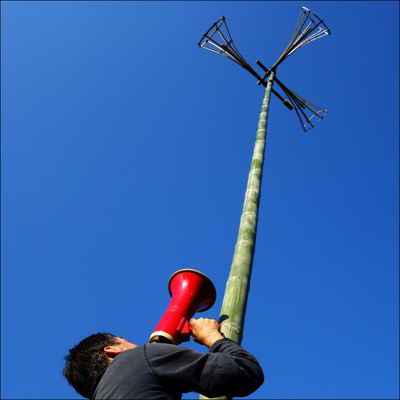 Loudspeakers - 10 m, bamboo and rubber