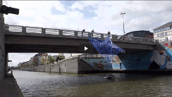 [2016] Sainctelette: 2mn movie about Onda (A performance with Benoît Félix at Sainctelette, Brussels)